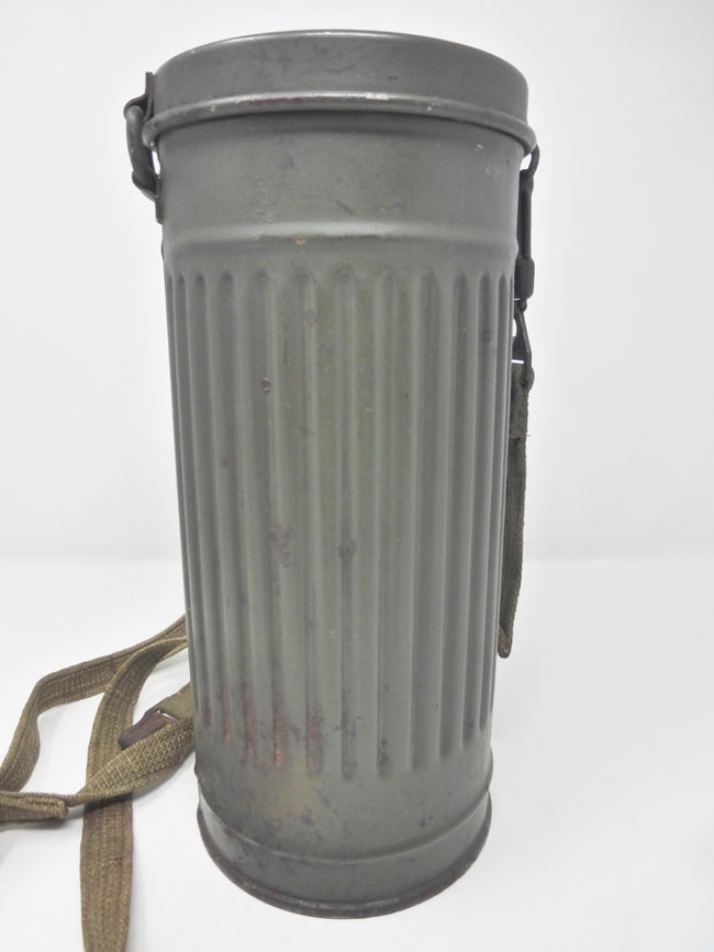 Gas Mask Canister & M38 Gas Mask. (1944) - Image 2
